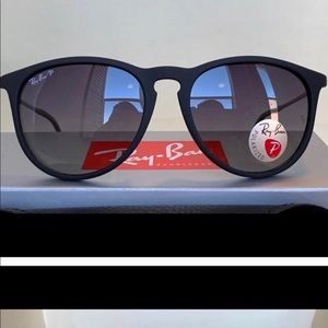 Erika Ray Ban matte black sunglasses